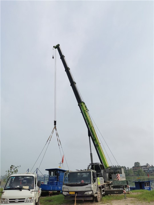 云和县桥梁建设吊装案例